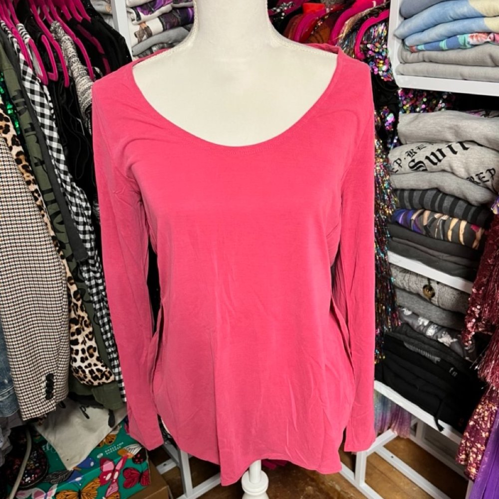 PINK LONG SLEEVE TEE